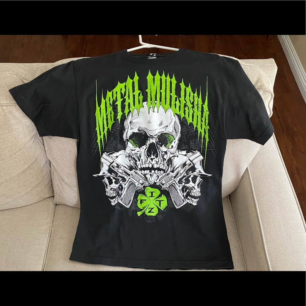 Metal Mulisha Jimmy Fitzpatrick series t-shirt with skull graphics